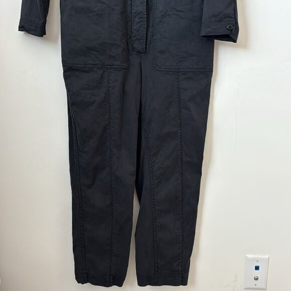 Alex Mill Expedition Jumpsuit in Black Washed Twill Size: M - Picture 5 of 9
